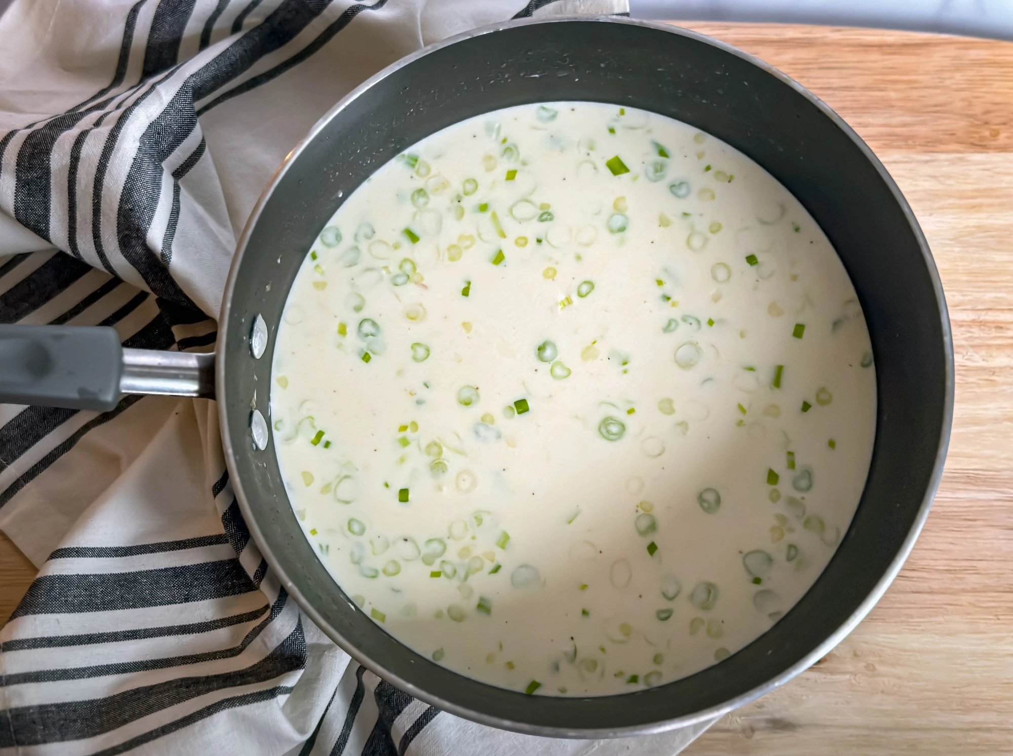 Creamy Parmesan Pasta with Pancetta and Peas Recipe